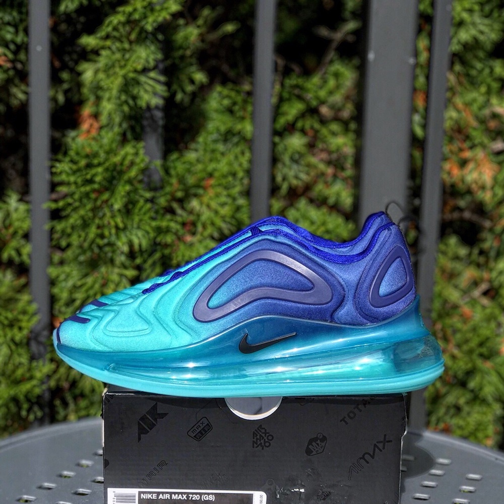 SALE NWT NIKE Air Max 720 Blue Jade - Picture 5 of 8